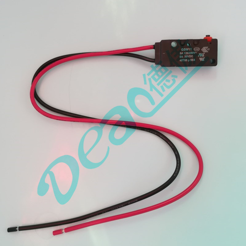 常閉性防水帶線微動開關(guān)